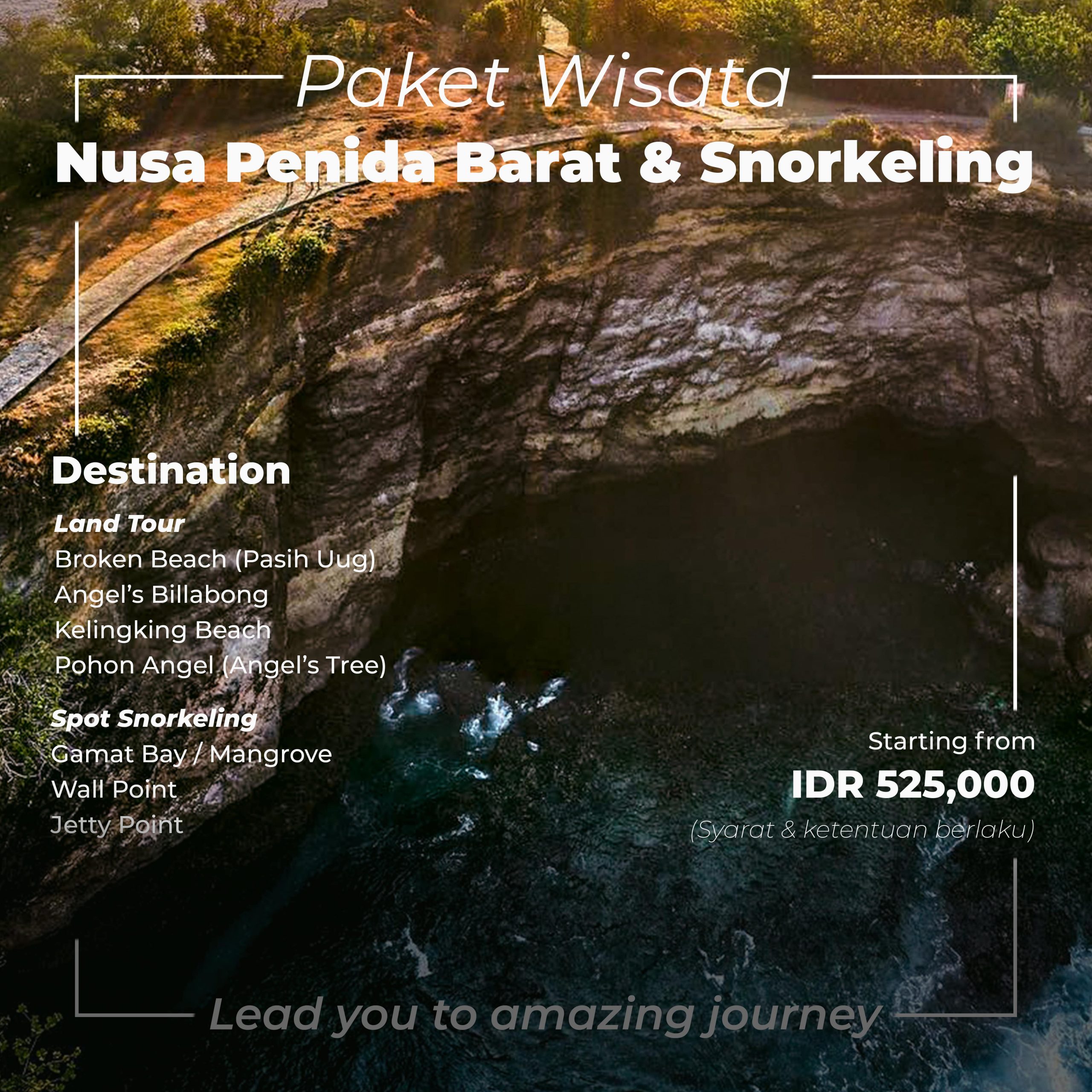 Paket Tour Nusa Penida Barat & Snorkeling