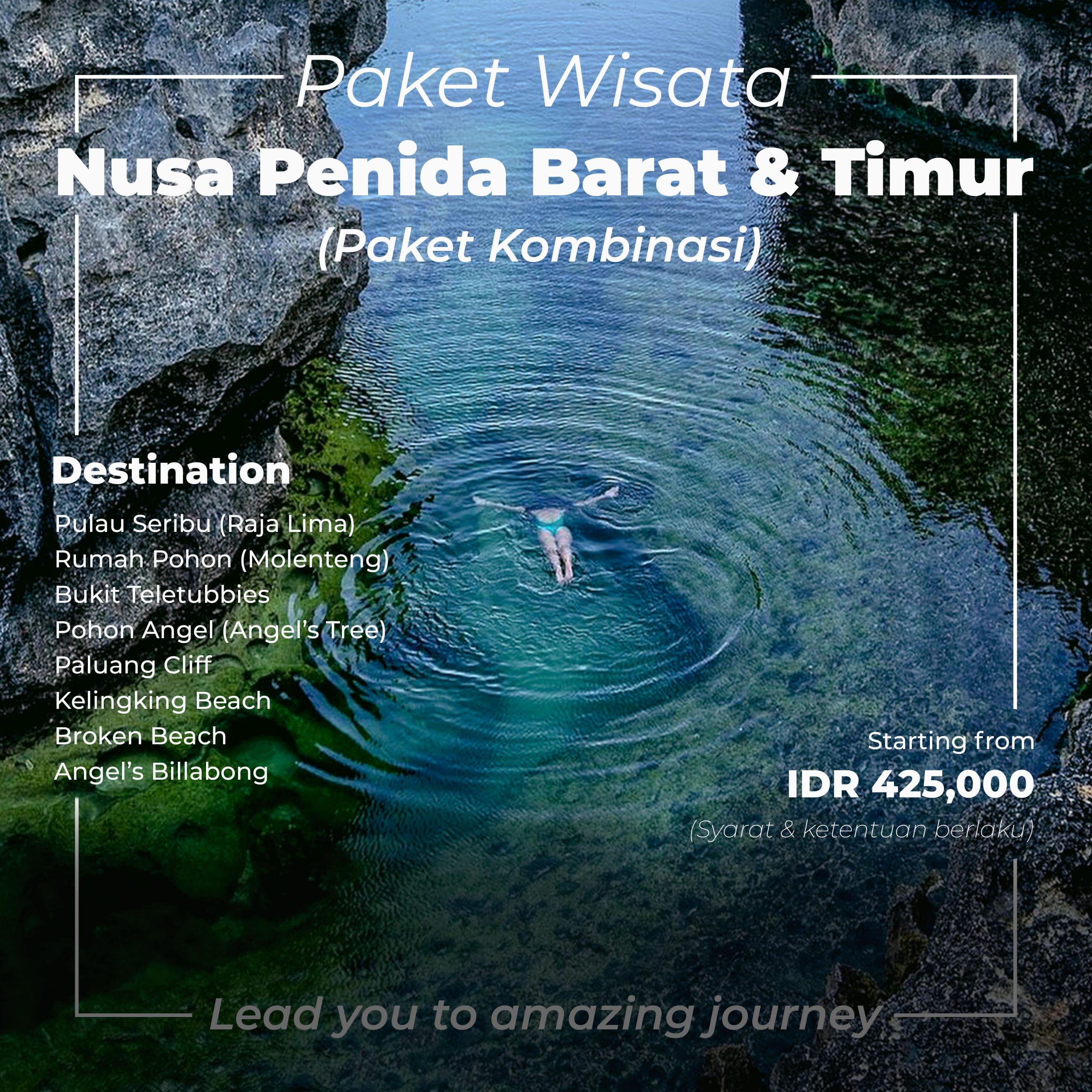 Paket Tour Nusa Penida Barat & Timur (Kombinasi)