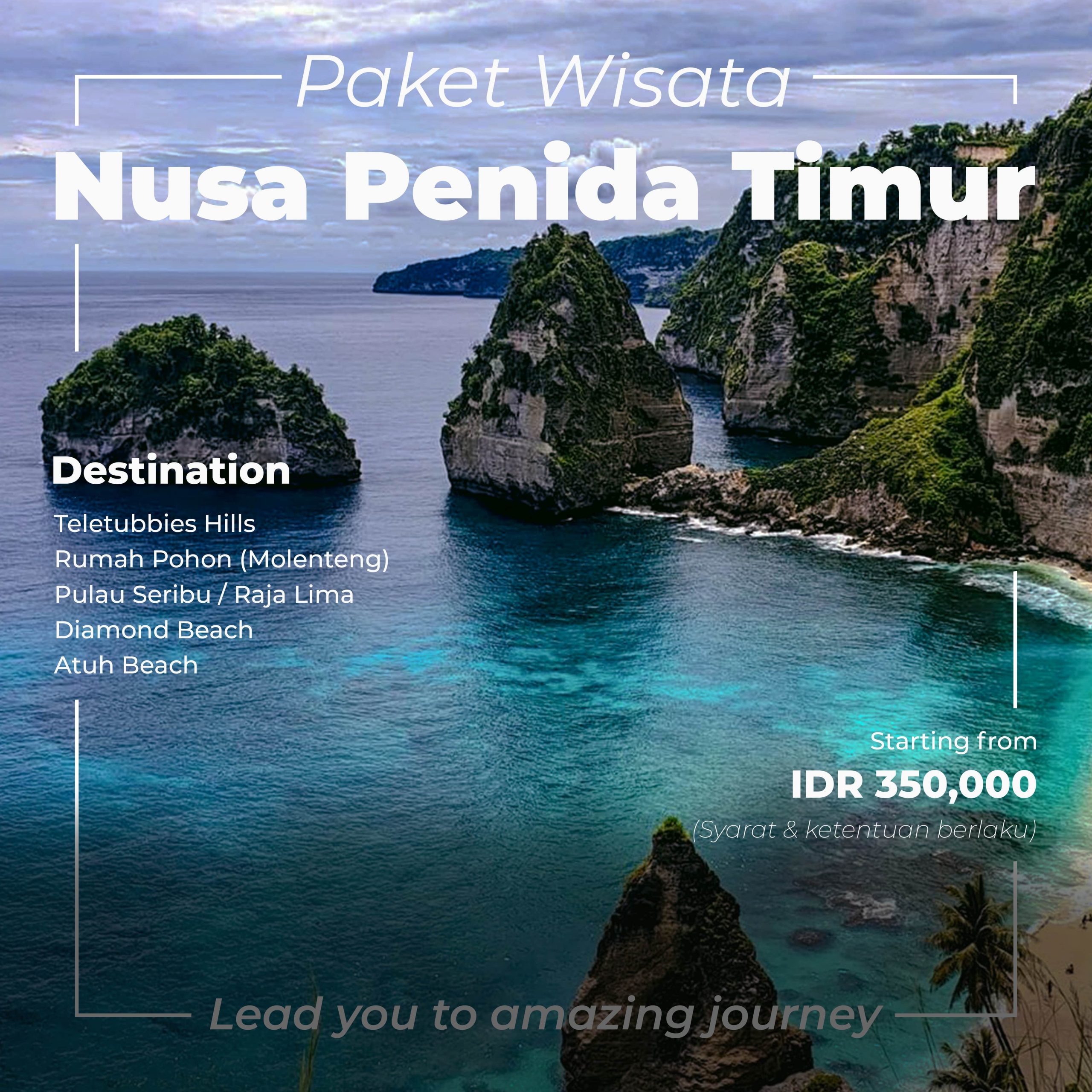Paket Tour Nusa Penida Timur (Half Day)